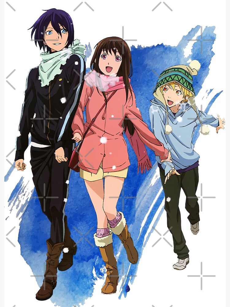 Hiyori, Yato and Yukine into the opening of Noragami Aragoto