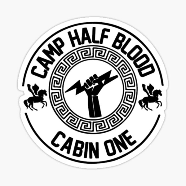 Camp Half Blood Cabin One Sticker for Sale by NettlesCampHalf