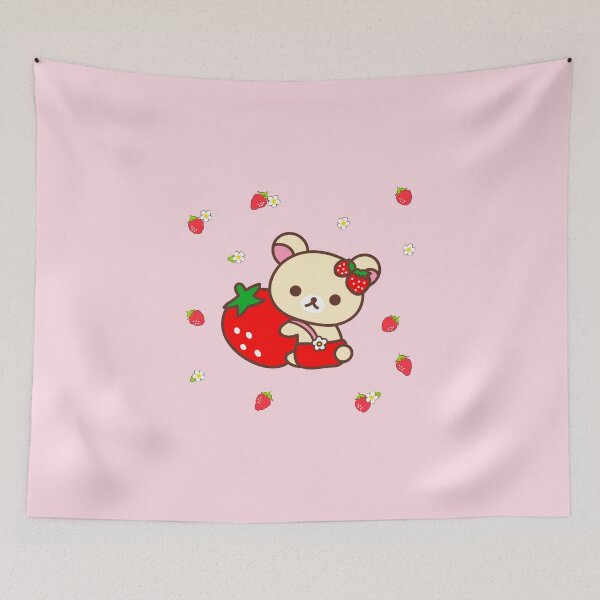 Item preview, Cute Strawberry Bear designed and sold by twinklestrokes.