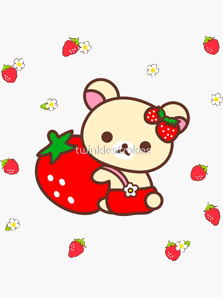 strawberry bear wallpaper｜TikTok Search