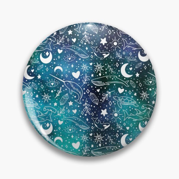 Item preview, Oceanic Nebula pattern black designed and sold by iconicus-design.