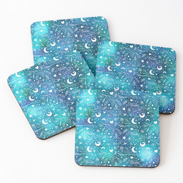 Item preview, Oceanic Nebula pattern blue designed and sold by iconicus-design.