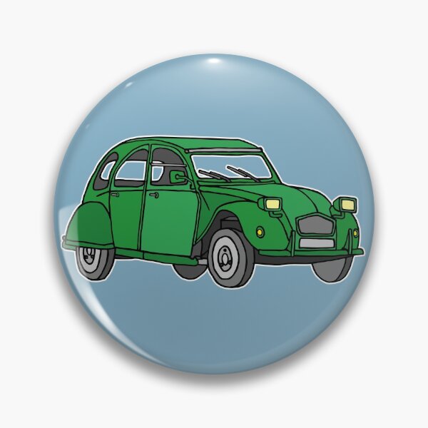 Item preview, Green 2CV (deux chevaux) car designed and sold by Berlin-T-Shirt.