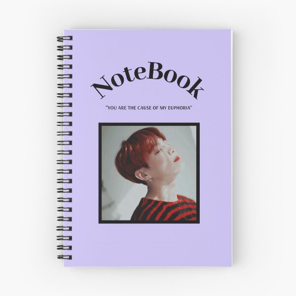 Item preview, BTS - Jungkook Purple Notebook  designed and sold by KpopArea.
