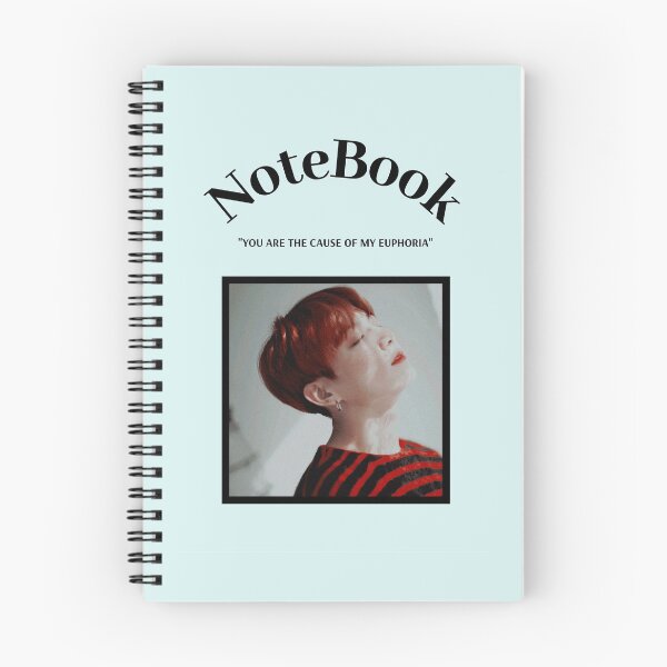 Item preview, BTS - Jungkook Blue Notebook  designed and sold by KpopArea.
