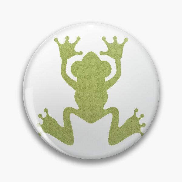 Item preview, The light green textured frog on the white background designed and sold by IraNiva.