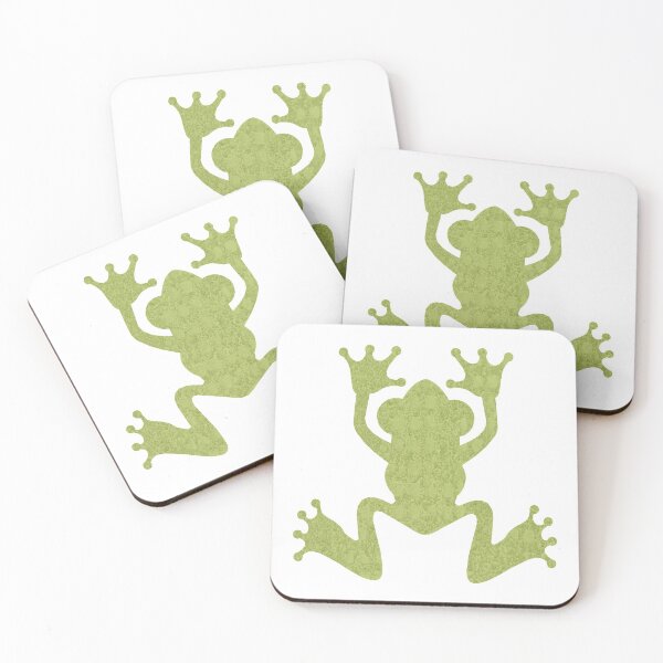 Item preview, The light green textured frog on the white background designed and sold by IraNiva.