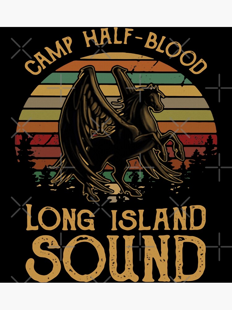 CAMP HALF-BLOOD Official Women's Long Island Sound Percy Jackson T-Shirt  Small