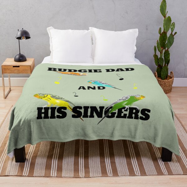 Item preview, Budgie, Budgie dad and his band designed and sold by Bodino.