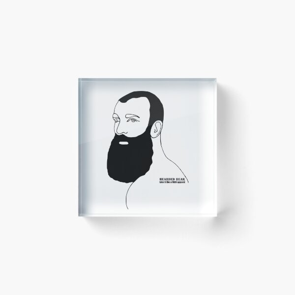 Item preview, BEARDED BEAR  designed and sold by takeitlikeaMAN.