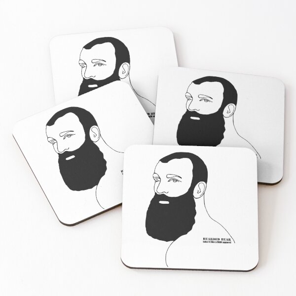 Item preview, BEARDED BEAR  designed and sold by takeitlikeaMAN.