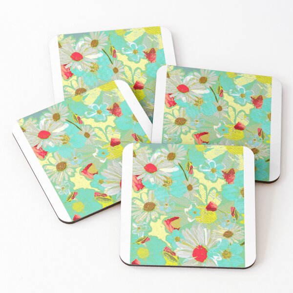 Item preview, energetic colorful flowers designed and sold by cemreyigitsahin.