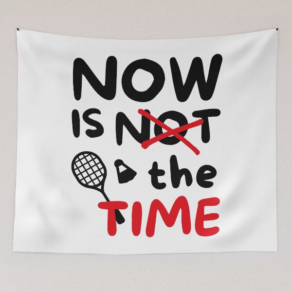 Item preview, Badminton: Now is not the time designed and sold by TheGreenGoat.