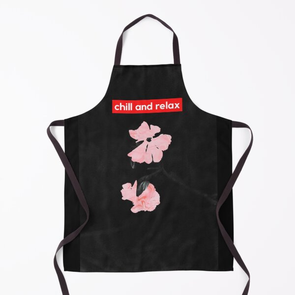 Item preview, Pink Flowers Black Background Chill and Relax designed and sold by patrick10reyes.