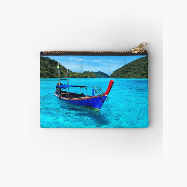 Item preview, Thailand Longtail Boat On Clear Sea Landscape designed and sold by JTS STORE.