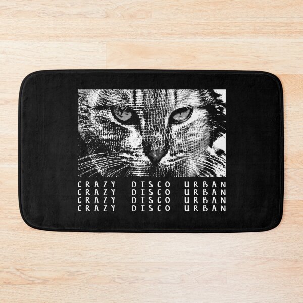 Item preview, addicted to disco music crazy cat designed and sold by vidyaroul.