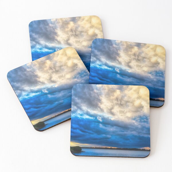 Item preview, Powerful Clouds over Lake Norman designed and sold by Amy Dundon.