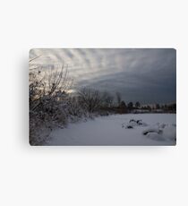 Clearing Snowstorm Canvas Print