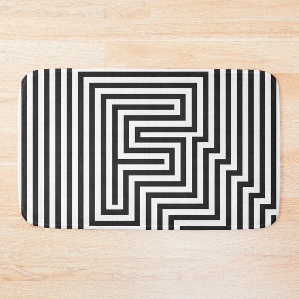 Item preview, Monogram letter "F" in Op Art style designed and sold by TrueType.