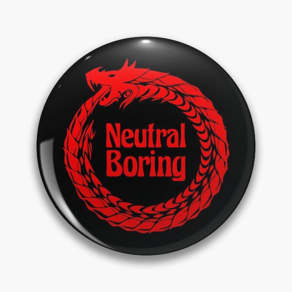 Item preview, Neutral Boring Alignment Tabletop RPG Vintage Retro Funny designed and sold by WPahat.