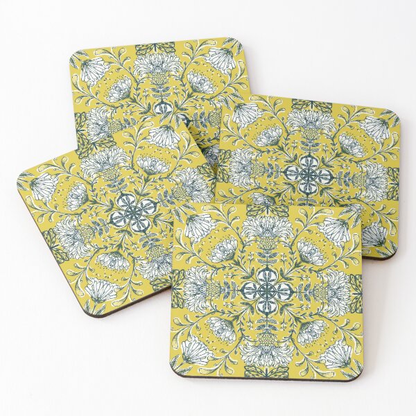 Item preview, Botanical garden - in mustard designed and sold by Joanne-Amanda.