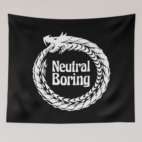 Item preview, Neutral Boring Alignment Tabletop RPG Vintage Retro Funny designed and sold by WPahat.