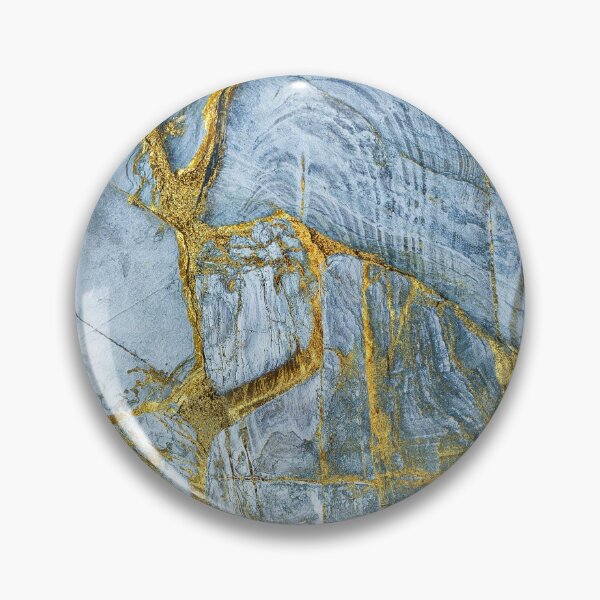 Item preview, Blue Gold Turquoise Marbling designed and sold by ZaydounStark.