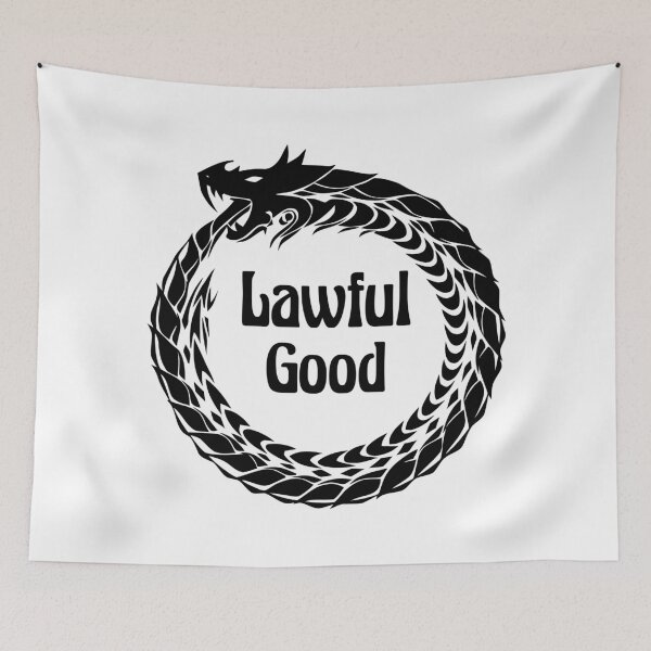 Item preview, Lawful Good Alignment Tabletop RPG Vintage Retro designed and sold by WPahat.
