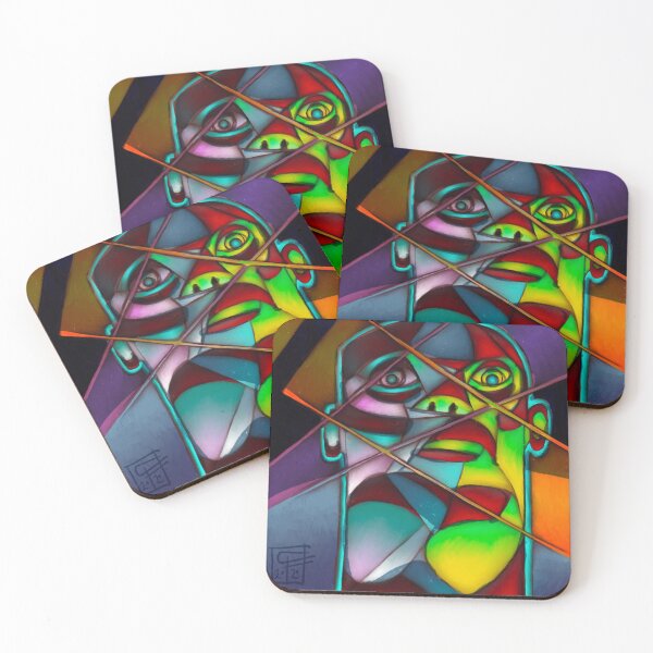 Item preview, Colourfull face designed and sold by skinnydugillos.