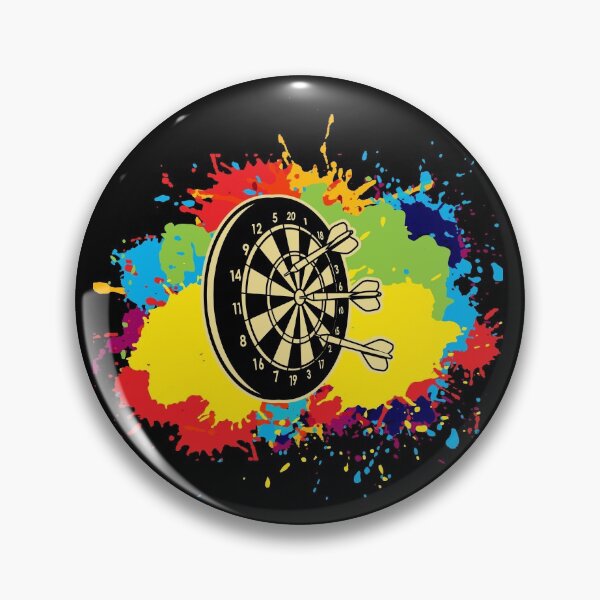 Item preview, Darts Players Bullseye Target Shooting Sport Watercolour designed and sold by CuteDesigns1.