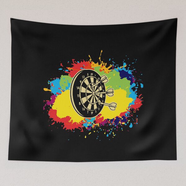 Item preview, Darts Players Bullseye Target Shooting Sport Watercolour designed and sold by CuteDesigns1.