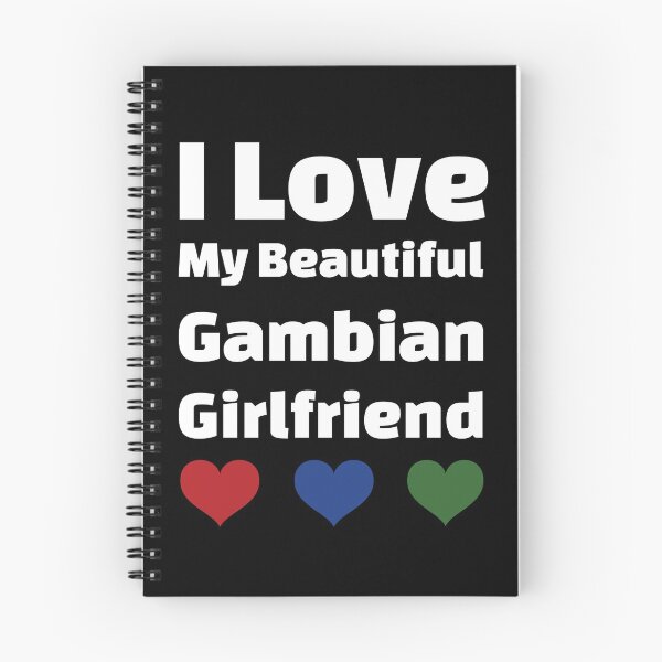 Item preview, I Love My Beautiful Gambian Girlfriend - Gambia Girlfriend designed and sold by DiceNLDesigns.