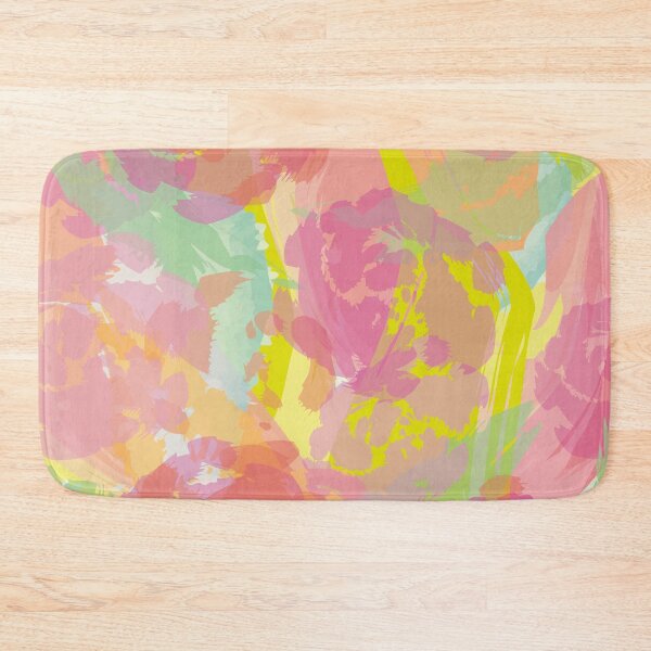 Item preview, Abstract colorful pastel rose flowers designed and sold by Paula Murray.