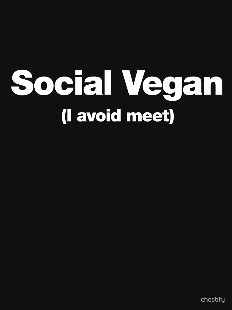 Thumbnail 7 of 7, Classic T-Shirt, Social Vegan designed and sold by chestify.