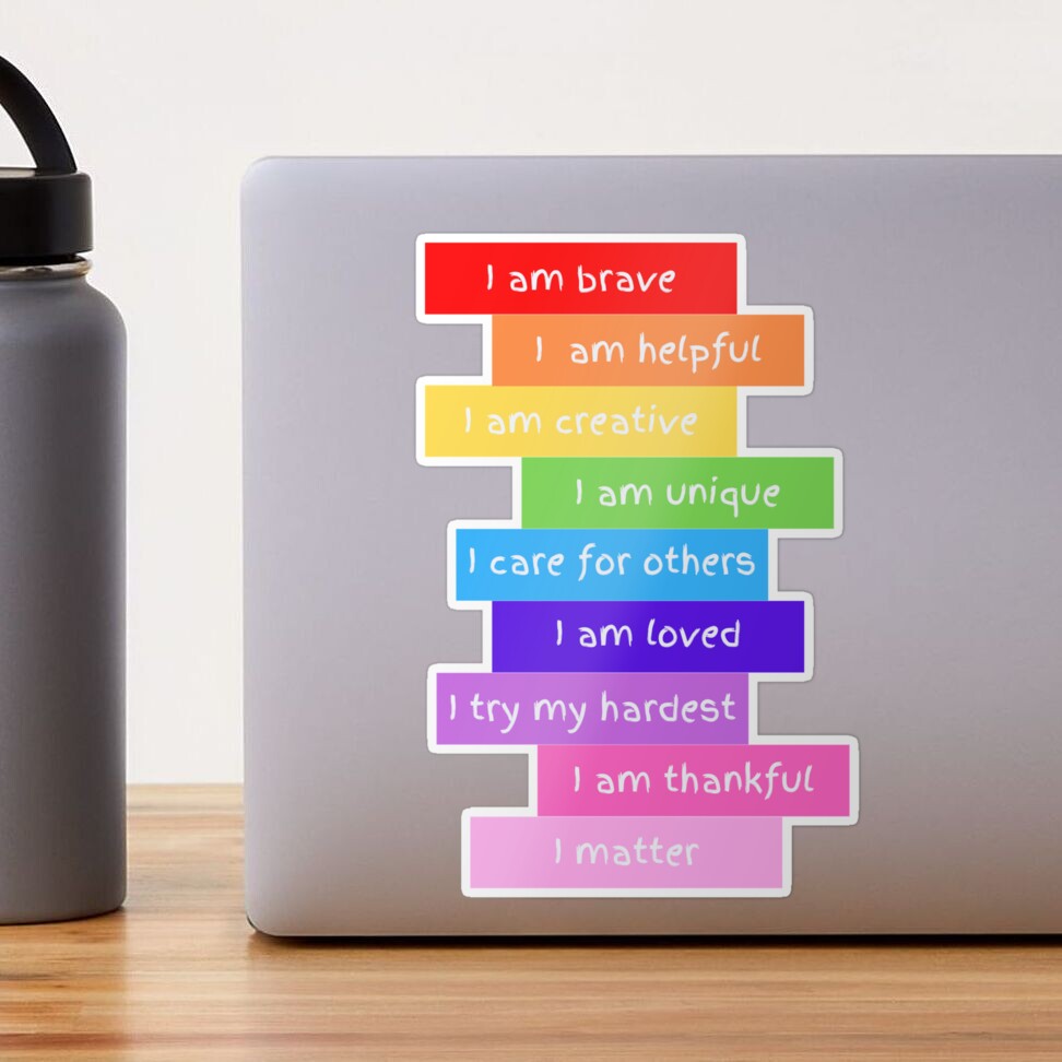 15 Affirmation Stickers Graphic by qidsign project · Creative Fabrica
