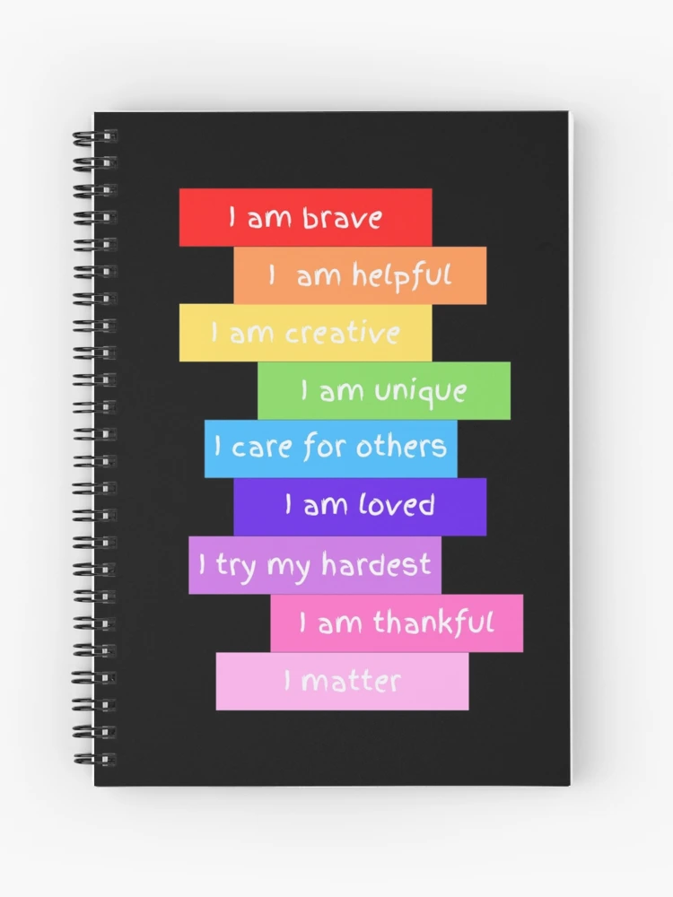 Positive Affirmations Positive Affirmations Notepad Home & Office