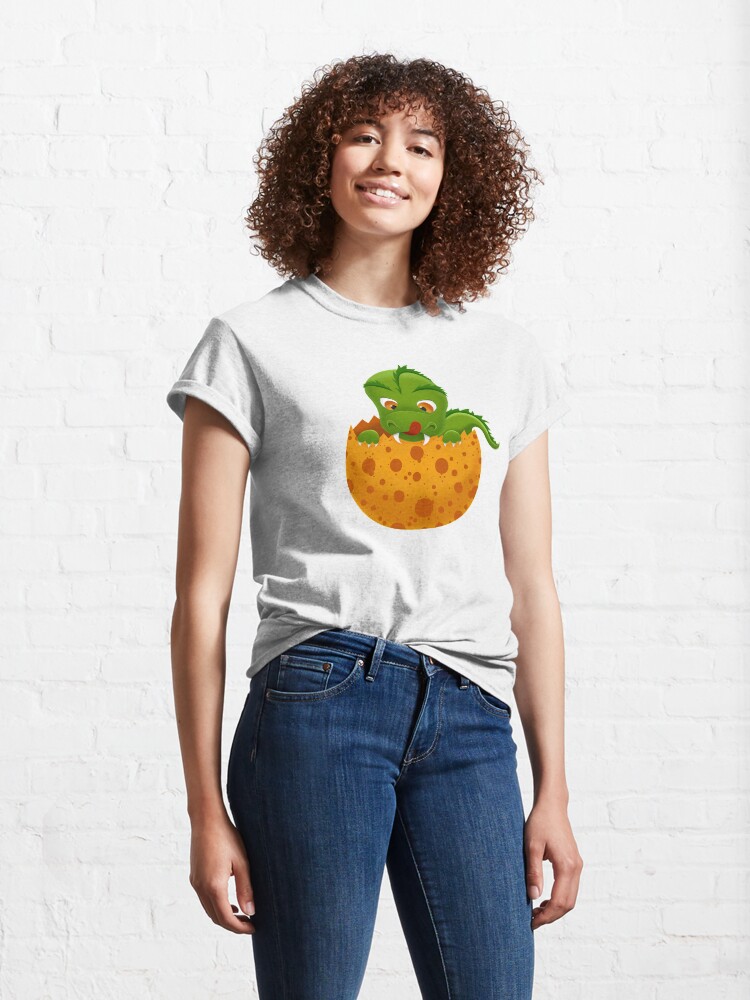 Alternate view of Hatching dragon Classic T-Shirt