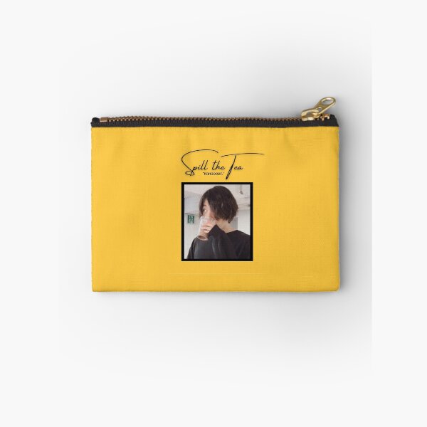 Item preview, BTS - Yellow Coque and skin adhésive iPad Jungkook "Spill the tea"  designed and sold by KpopArea.