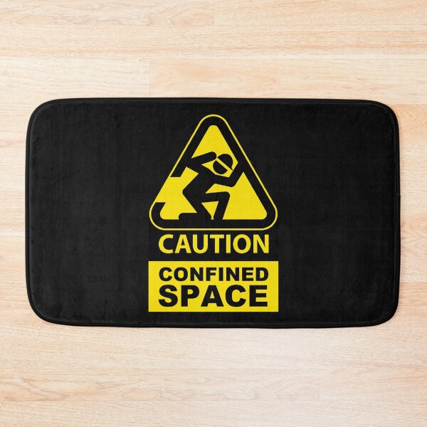 Item preview, Caution Confined Space;  designed and sold by StickerApe.