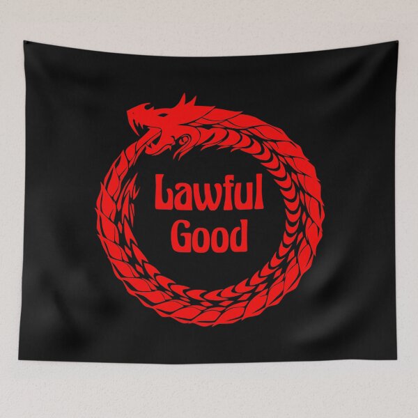 Item preview, Lawful Good Alignment Tabletop RPG Vintage Retro designed and sold by WPahat.