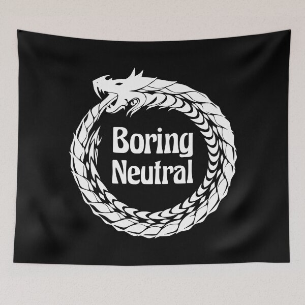 Item preview, Boring Neutral Alignment Tabletop RPG Vintage Retro Funny designed and sold by WPahat.