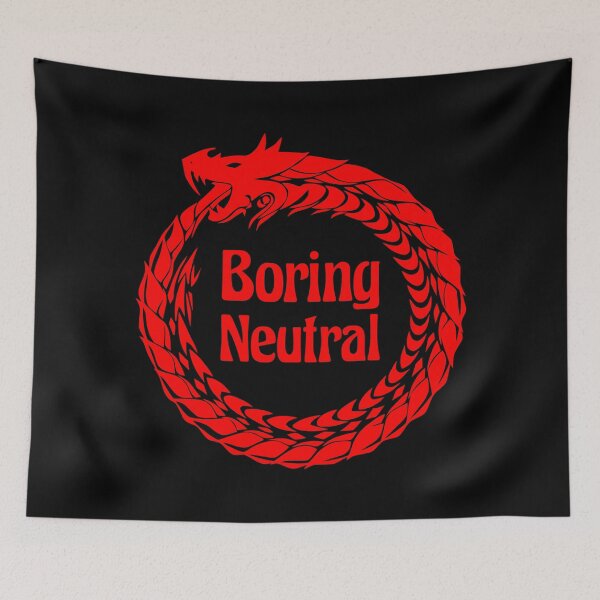 Item preview, Boring Neutral Alignment Tabletop RPG Vintage Retro Funny designed and sold by WPahat.