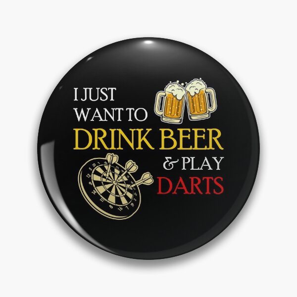 Item preview, Darts Players Bullseye Target Shooting Sport Beer designed and sold by CuteDesigns1.