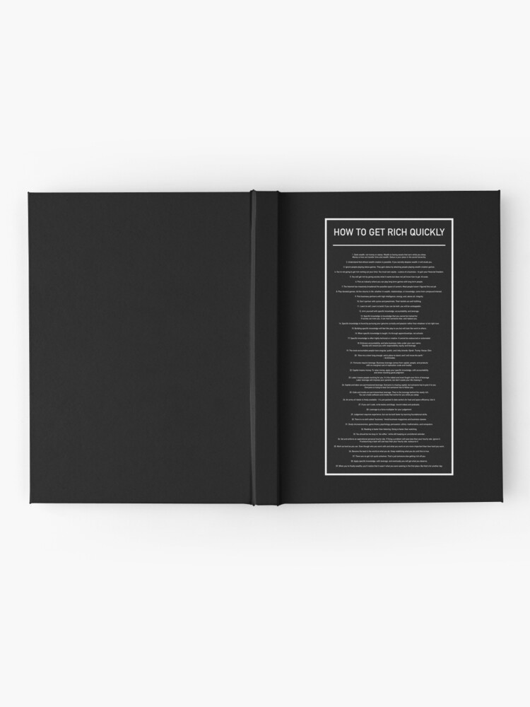 Naval How To Get Rich Quickly &quot; Journal for Sale by 