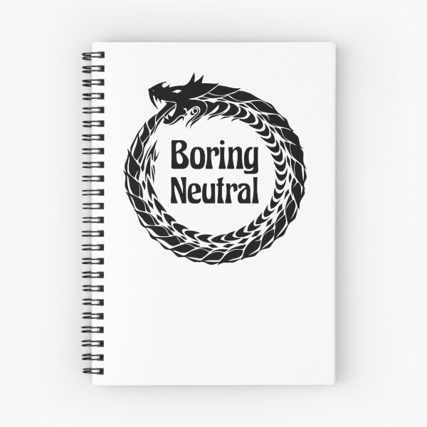 Item preview, Boring Neutral Alignment Tabletop RPG Vintage Retro Funny designed and sold by WPahat.