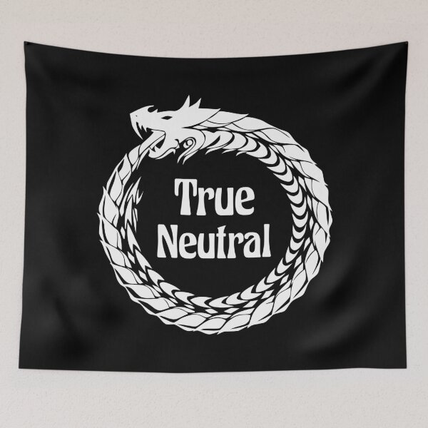 Item preview, True Neutral Alignment Tabletop RPG Vintage Retro designed and sold by WPahat.