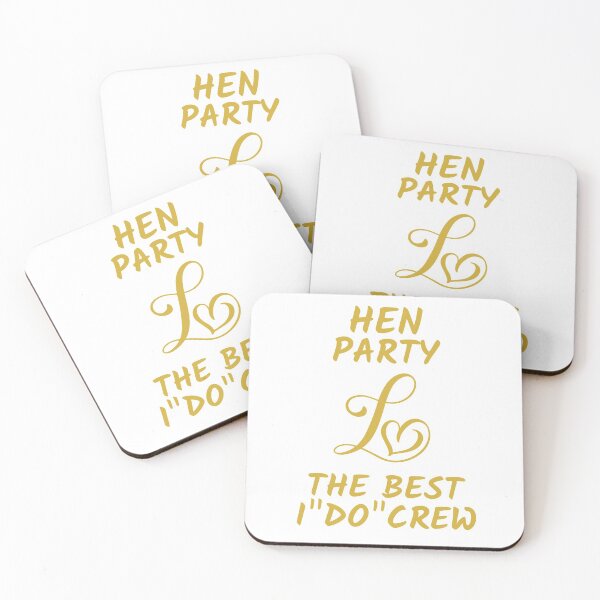 Item preview, HEN PARTY LOVE THE BEST I"DO"CREW designed and sold by kawrdesigns.