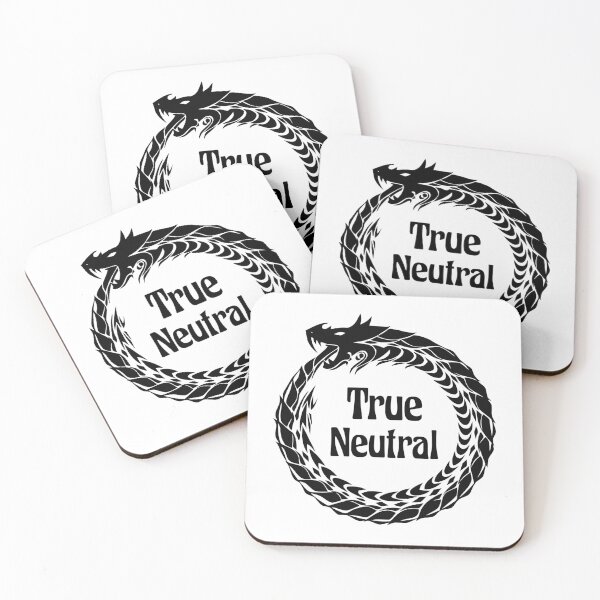 Item preview, True Neutral Alignment Tabletop RPG Vintage Retro designed and sold by WPahat.