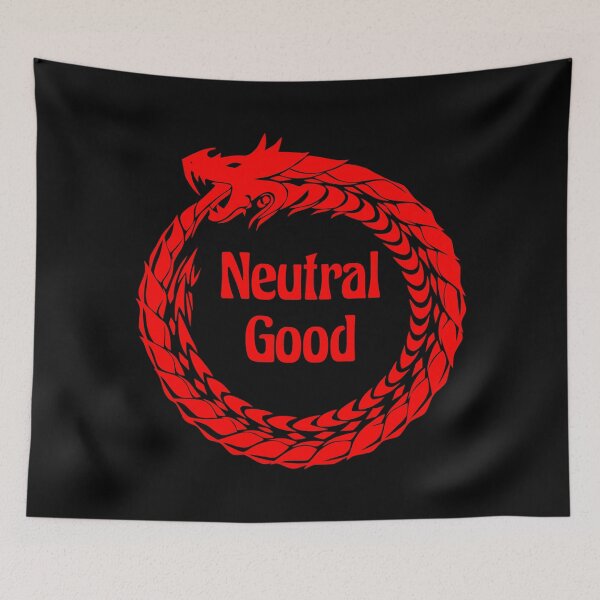 Item preview, Neutral Good Alignment Tabletop RPG Vintage Retro designed and sold by WPahat.