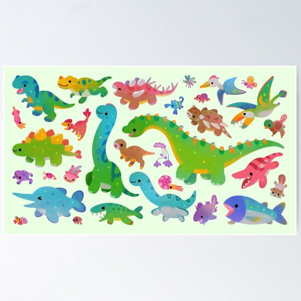 Item preview, Jurassic baby - pastel designed and sold by pikaole.